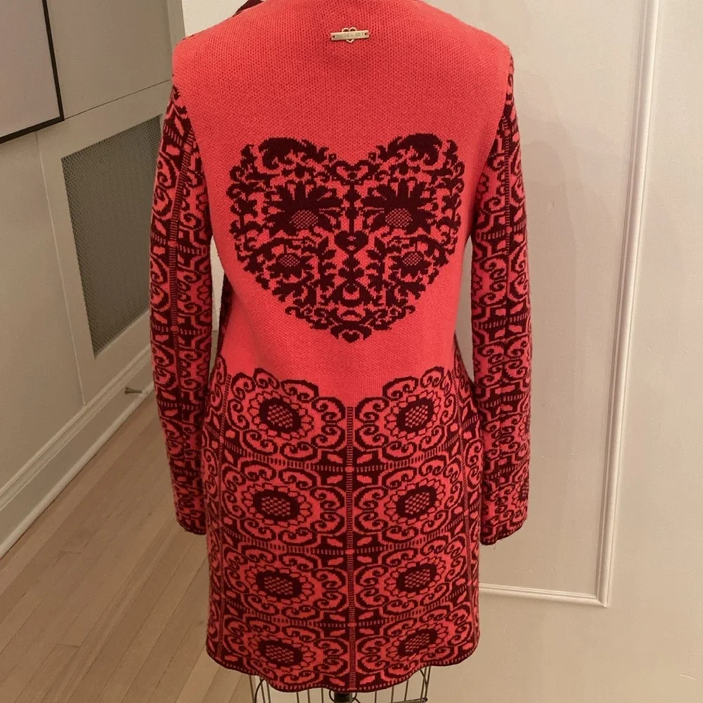 Twinset Simona Barbieri knit sweater wool jacket ! Size S - Picture 3 of 17